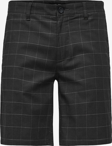 Regular Pantalon Only & Sons en noir : devant