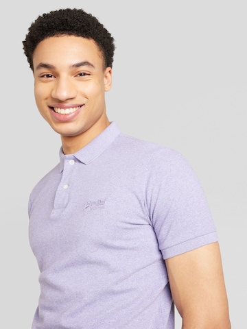 Superdry Shirt 'Classic' in Purple