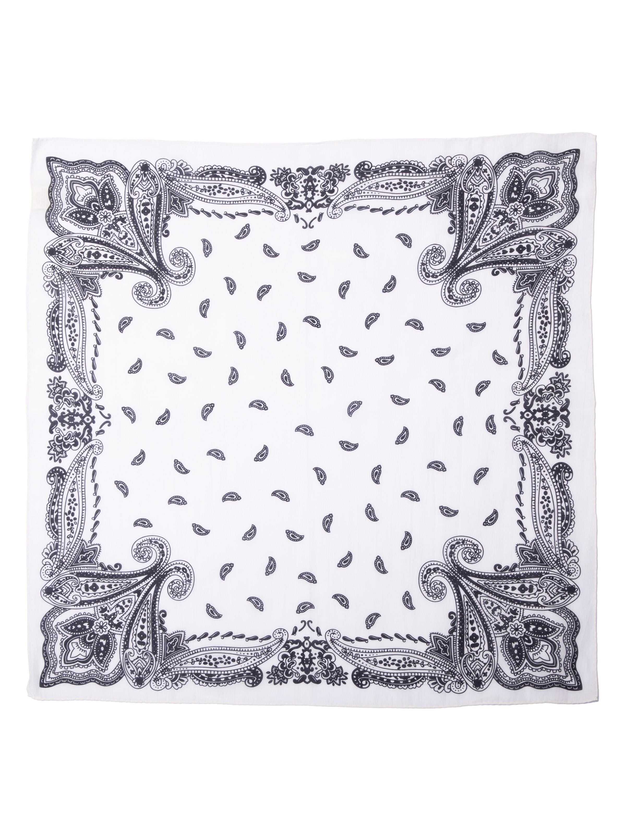 MayTree Sjaal 'Bandana' in Wit: voorkant