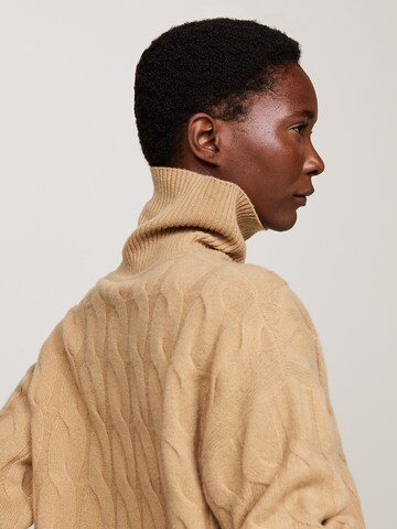 TOMMY HILFIGER Pullover in Beige