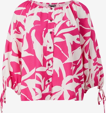 COMMA Blouse in Roze: voorkant