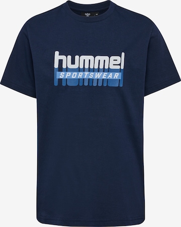 Hummel Functioneel shirt in Blauw: voorkant