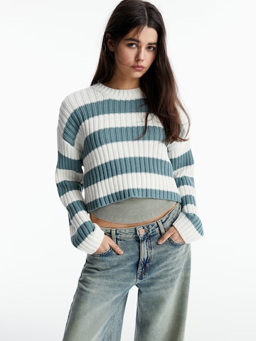 Pull&Bear Sveter - Zelená: predná strana