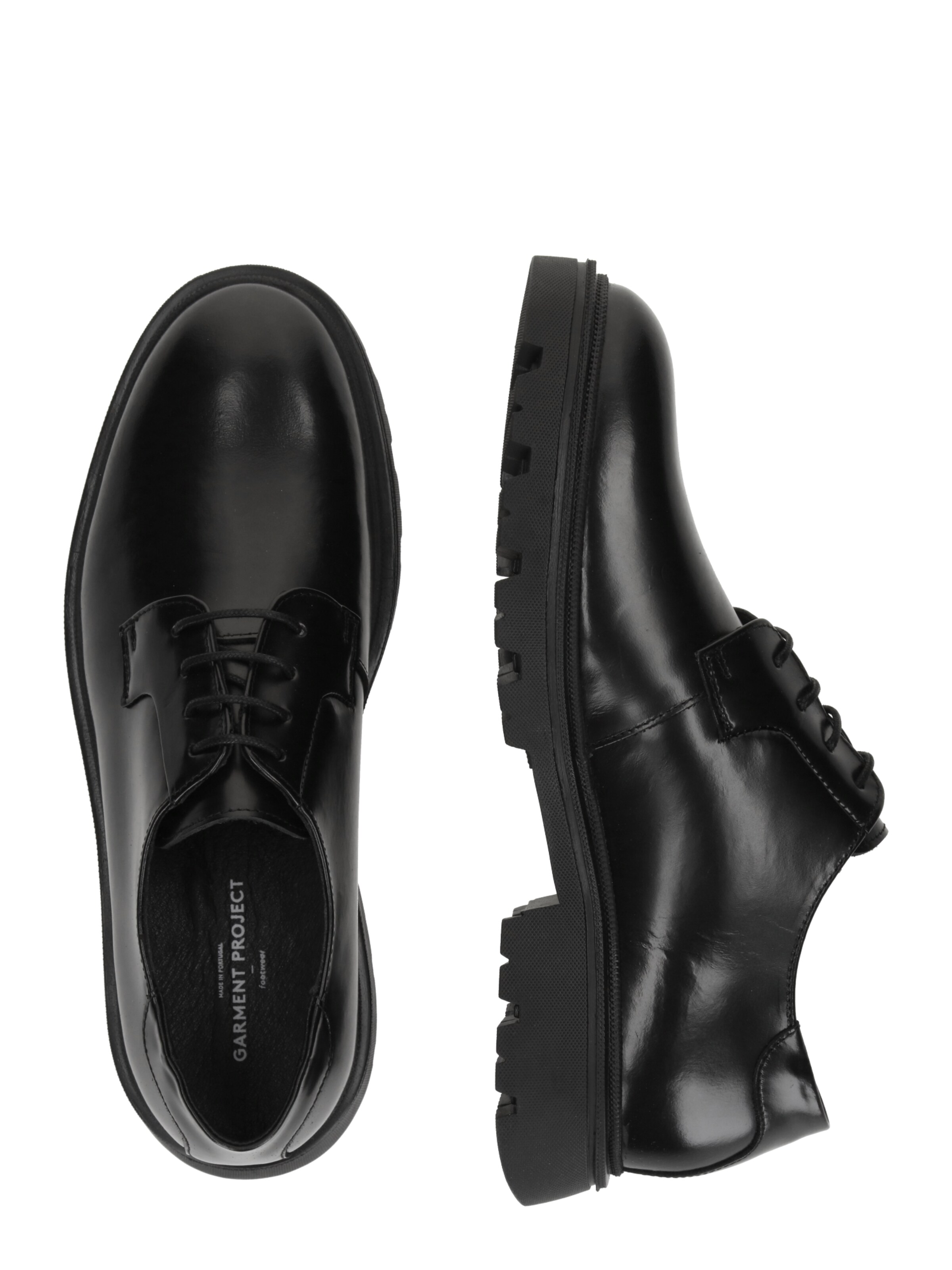 Garment Project Snøresko 'Minnesota' i sort