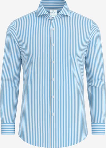 Vercate Slim Fit Businesspaita 'No. 6' värissä sininen: etupuoli