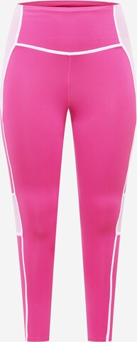 Reebok Skinny Sporthose in Pink: predná strana