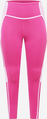Pantalon de sport Reebok en rose : devant