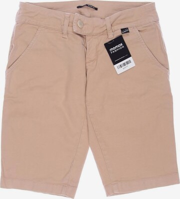 Gang Shorts in XS in Beige: front