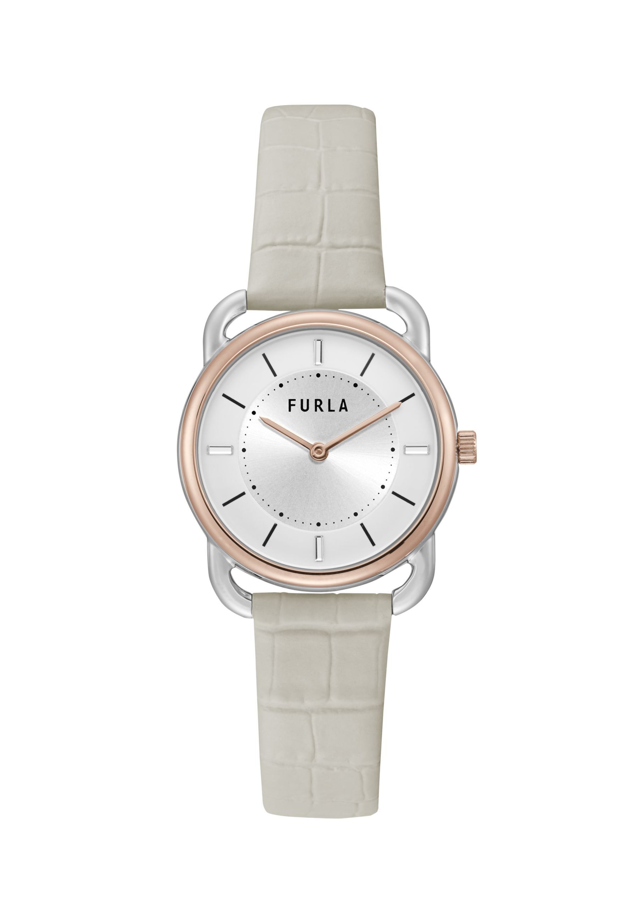 FURLA Analoguhr 'New Sleek' in Beige: Vorderseite