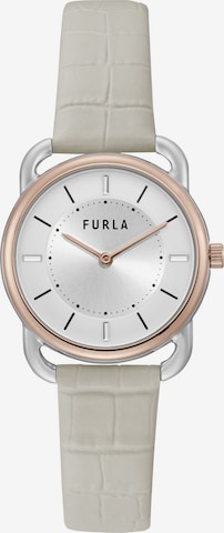 Montre à affichage analogique 'New Sleek' FURLA en beige : devant