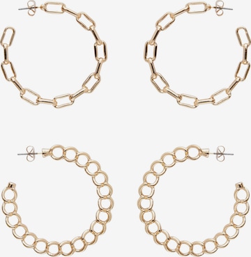 PIECES Jewelry Set 'Himla' in Gold: front