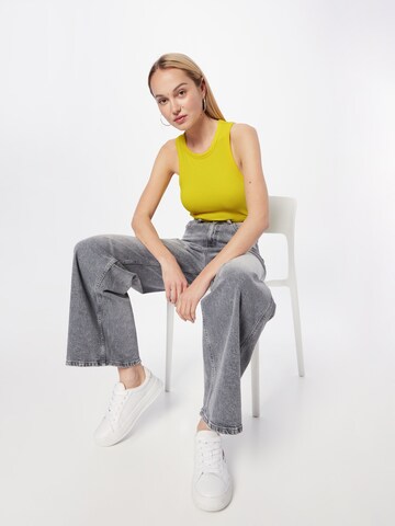 TOMMY HILFIGER Top w kolorze żółty