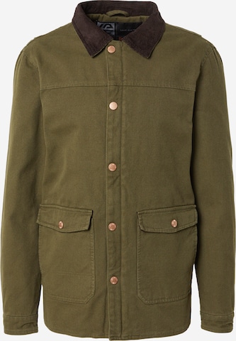 INDICODE JEANS Välikausitakki värissä vihreä: etupuoli