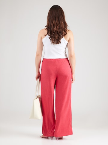 ONLY Carmakoma - Pierna ancha Pantalón 'CARREINA' en rosa