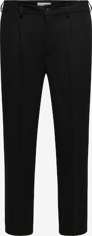 Pantalon à pince 'ONSMIRO' Only & Sons en noir : devant
