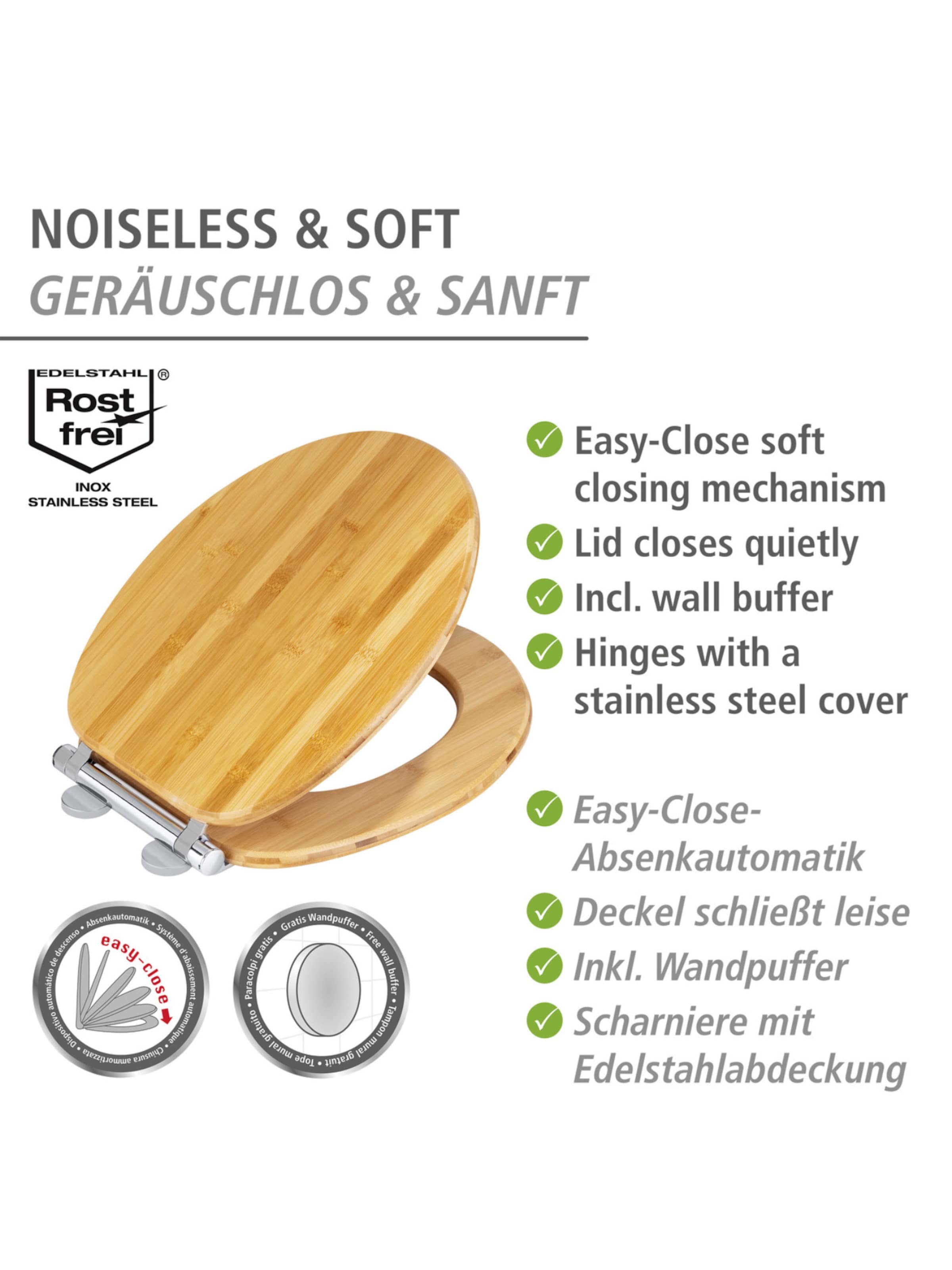 Wenko WC-Sitz in Beige