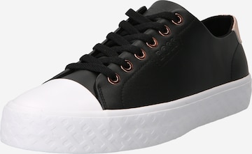 BOSS Black - Zapatillas deportivas bajas 'Aiden' en negro: frente