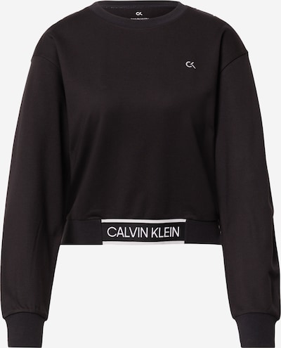 Felpa sportiva Calvin Klein Performance di colore nero / bianco, Visualizzazione prodotti
