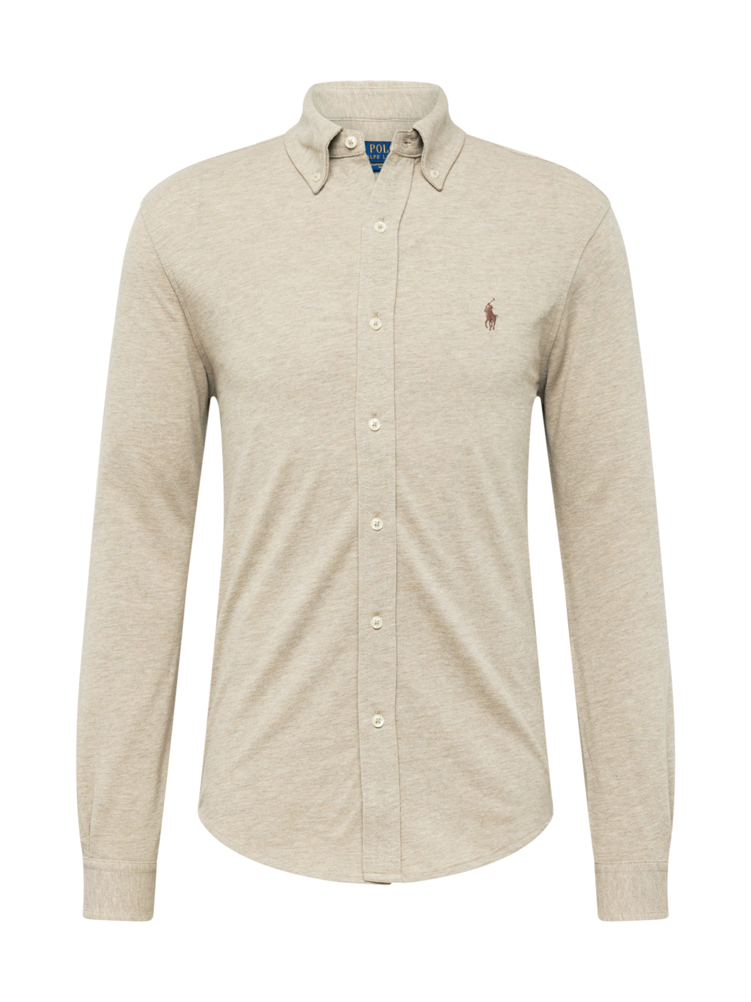 Polo Ralph Lauren Πουκάμισο σε μπεζ: μπροστά