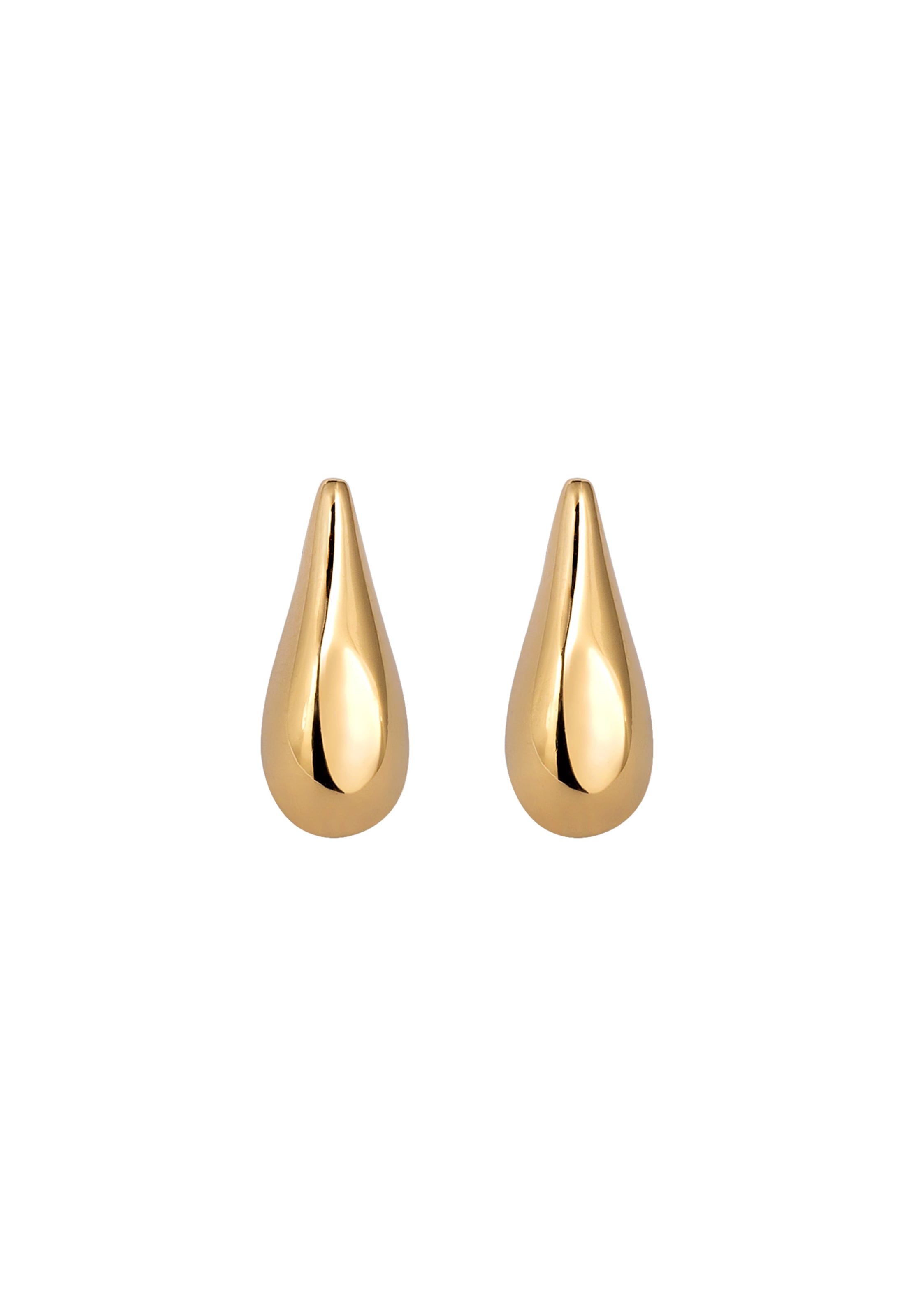 Boucles d'oreilles 'Mini Drop' Stilnest en or : devant