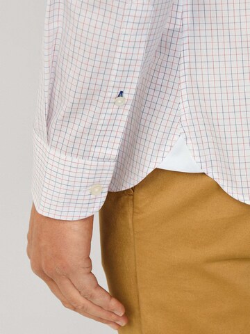 Coupe slim Chemise Hackett London en blanc