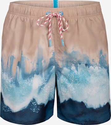 Pantaloncini da bagno 'WATER PRINTS' di ARENA in colori misti: frontale