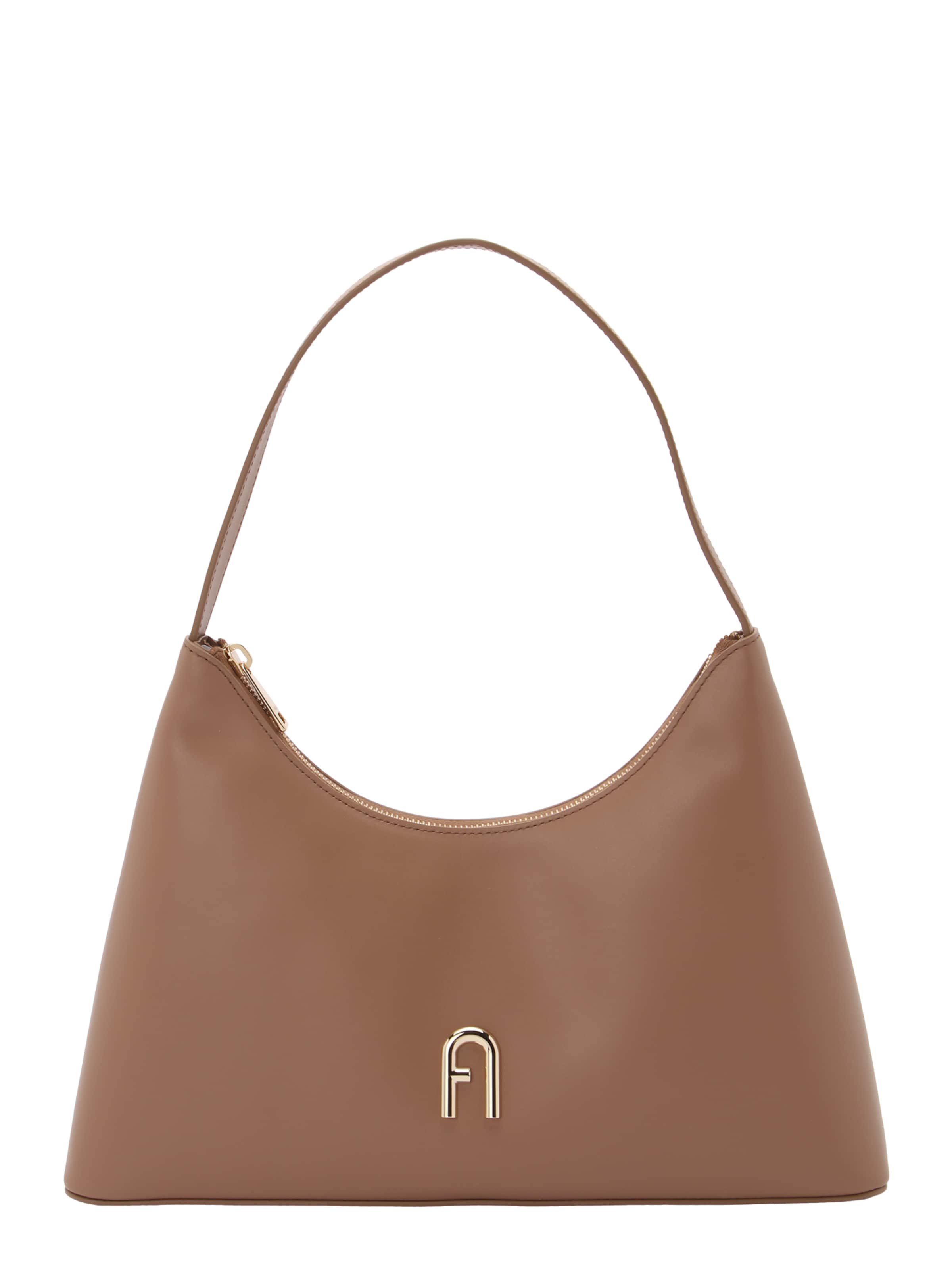 FURLA Τσάντα ώμου 'Diamante' σε καφέ: μπροστά