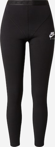 Skinny Leggings de la Nike Sportswear pe negru: față