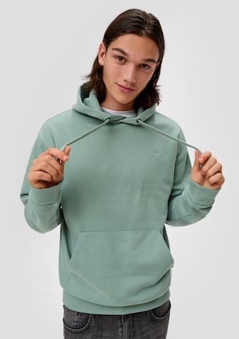 QS Sweatshirt i grøn: forside