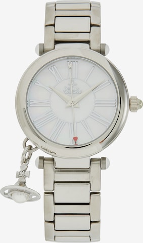 Montre à affichage analogique Vivienne Westwood en argent : devant