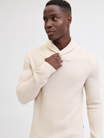 Pull-over 'JREBROWEN' JJ Rebel en beige