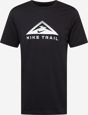 T-Shirt fonctionnel NIKE en noir : devant