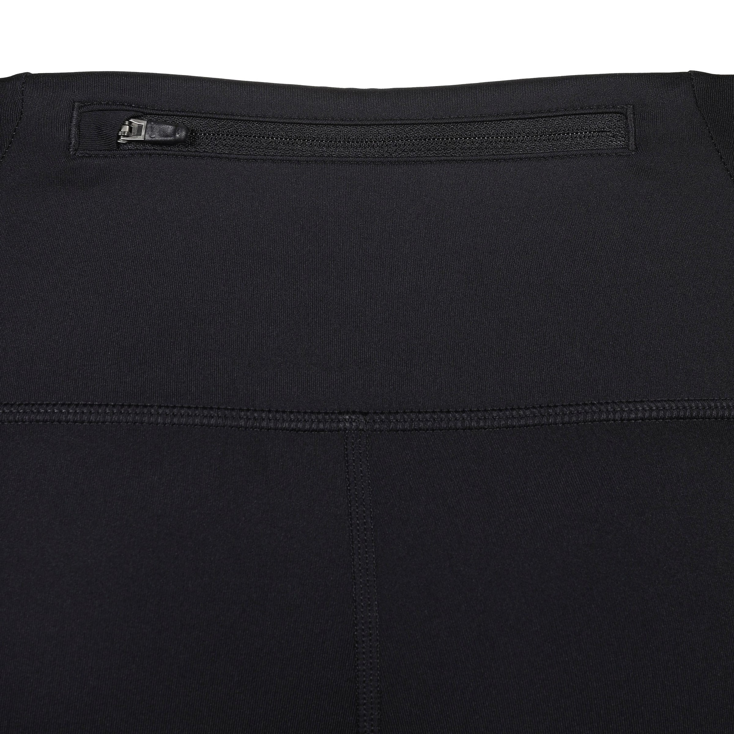 juoda NIKE Siauras Sportinės kelnės 'Tempo'