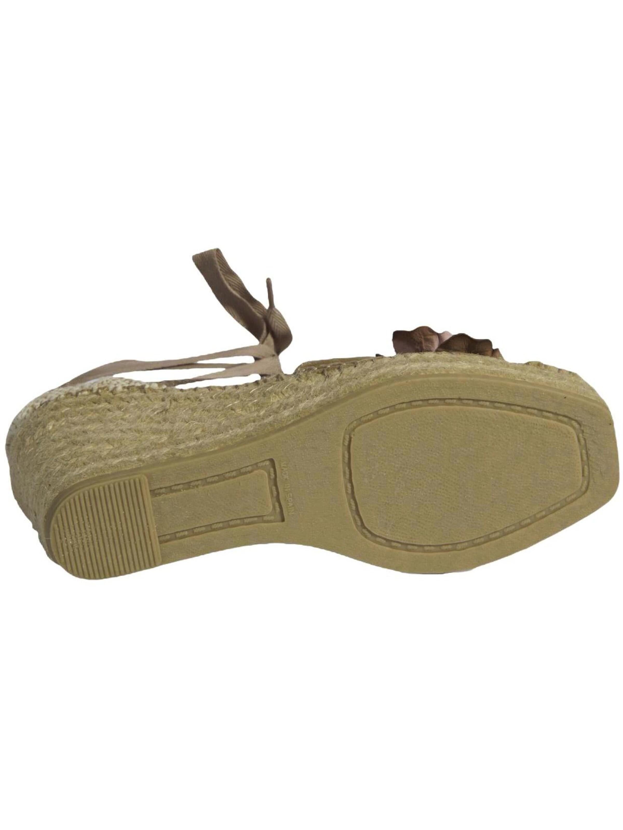 Desa Espadrilles 'Keil-Espadrilles' in Beige