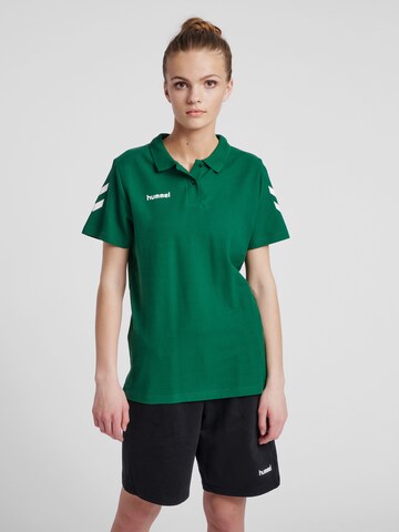 Hummel - Camisa em verde: frente