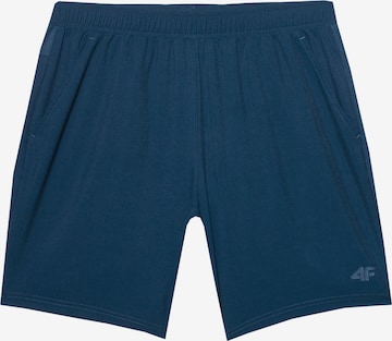 4F Обычный Спортивные штаны в Синий: спереди