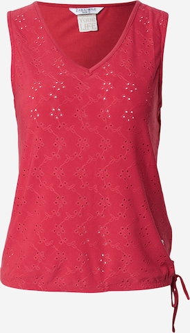 Haut 'Fa44bia' ZABAIONE en rouge : devant