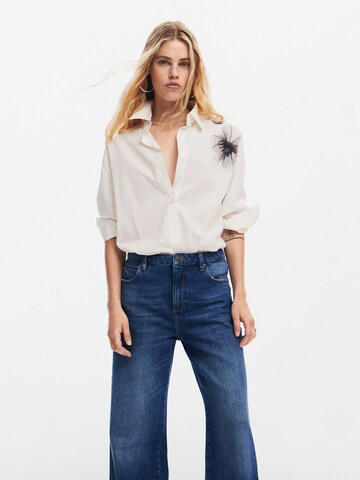 Wide Leg Jean Desigual en bleu