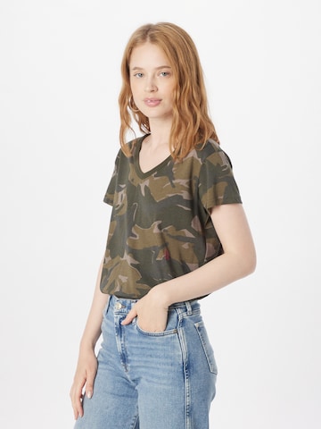 T-shirt G-Star RAW en vert : devant