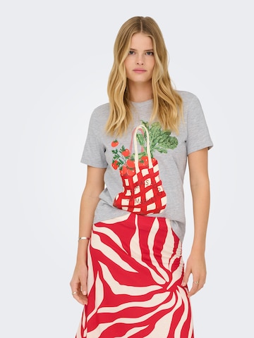 ONLY Μπλουζάκι σε γκρι: μπροστά