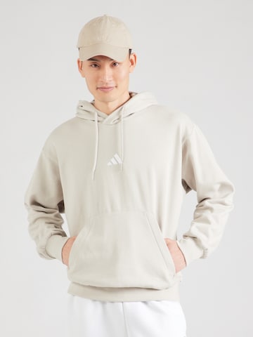 ADIDAS SPORTSWEAR Αθλητική μπλούζα φούτερ 'FEELCOZY' σε γκρι: μπροστά