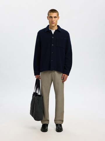 SELECTED Comfort Fit Hemd 'SLHRegfred' in Blau