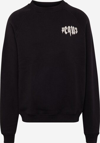 Pequs Sweatshirt 'Mythic' in Schwarz: predná strana