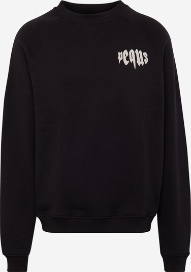 Pequs Sweatshirt 'Mythic' in Black / Off white, Item view