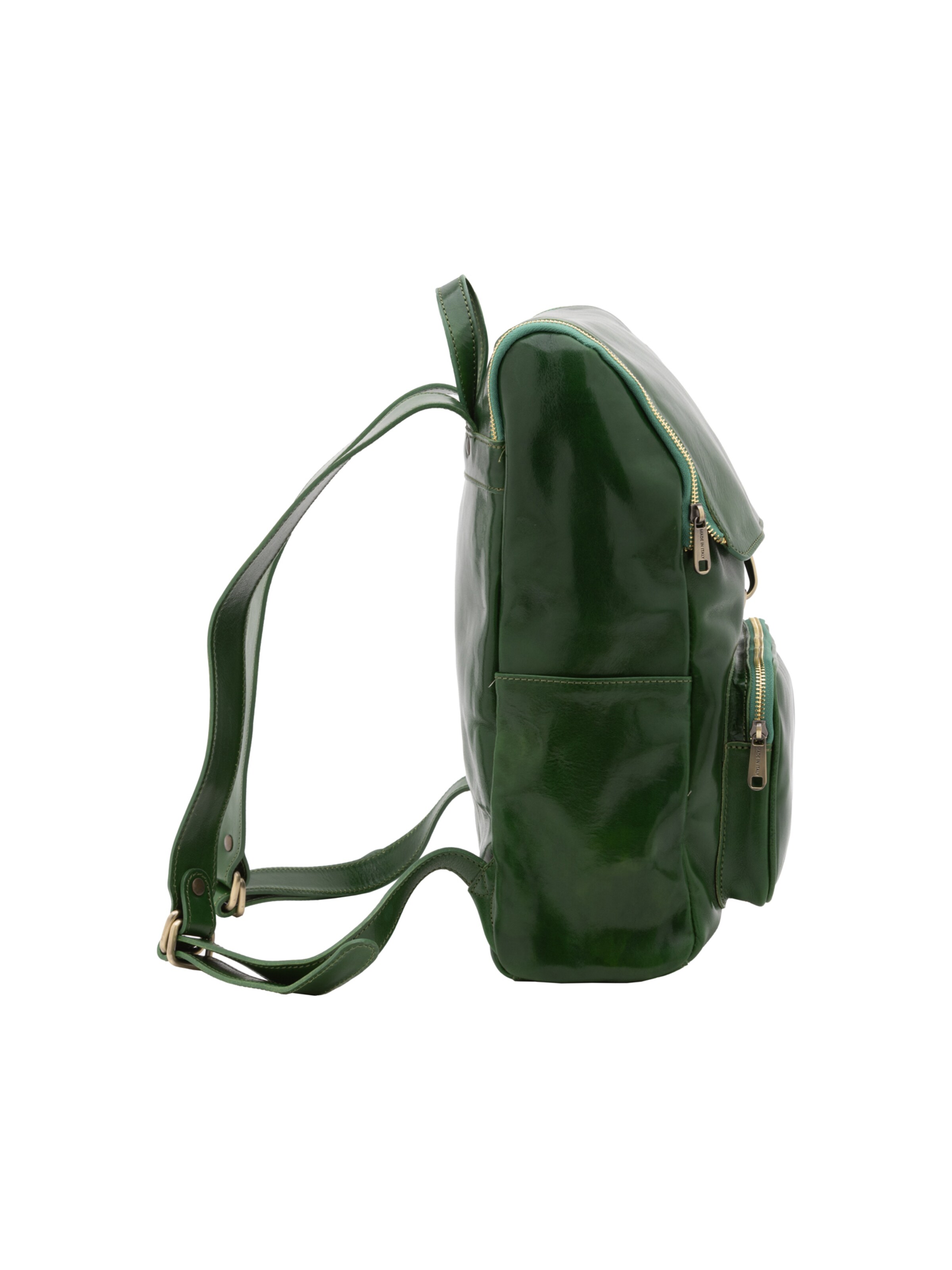 Zaino 'Borsa a Spalla Donna Vera Pelle Vacchetta - Embera Pro' di I Fratelli in verde