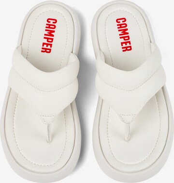 CAMPER T-Bar Sandals 'Pelotas Flota' in White