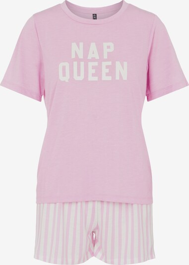 PIECES Short Pajama Set 'Alma' in Purple / White, Item view