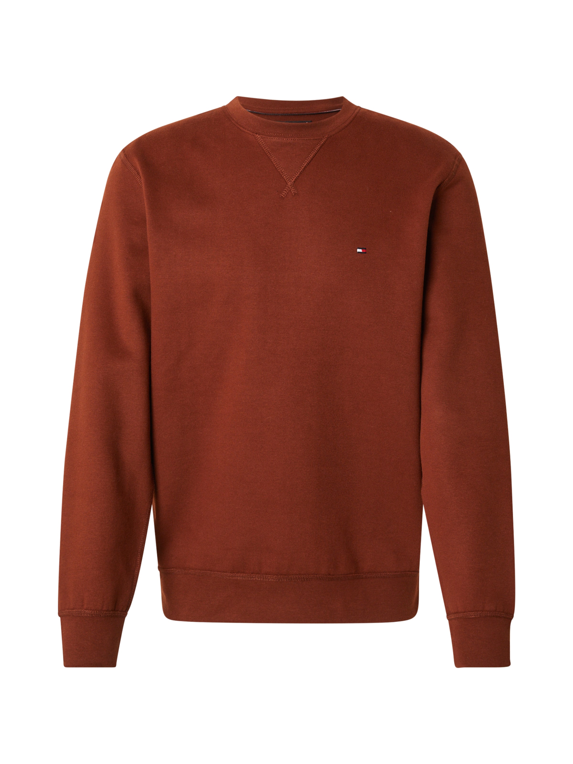 Sweat-shirt 'ESS SEASONAL' TOMMY HILFIGER en marron : devant
