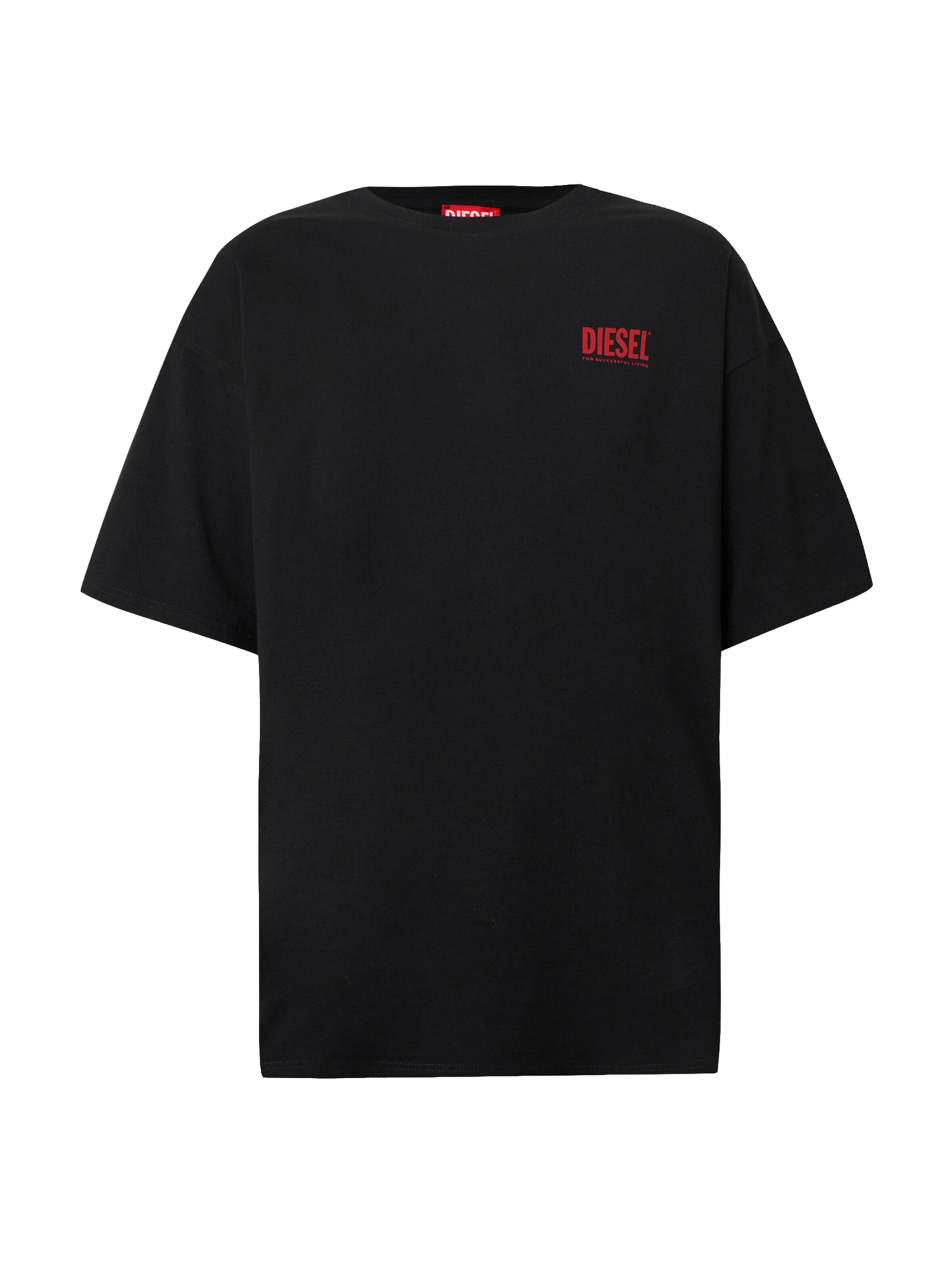 DIESEL - Camiseta 'T-BOXT-BISK' en negro: frente