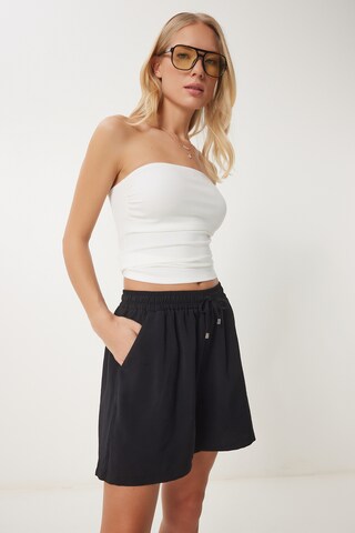 Happiness İstanbul Loosefit Bukser i sort